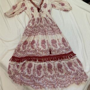 Bohemian Floral Maxi Dress